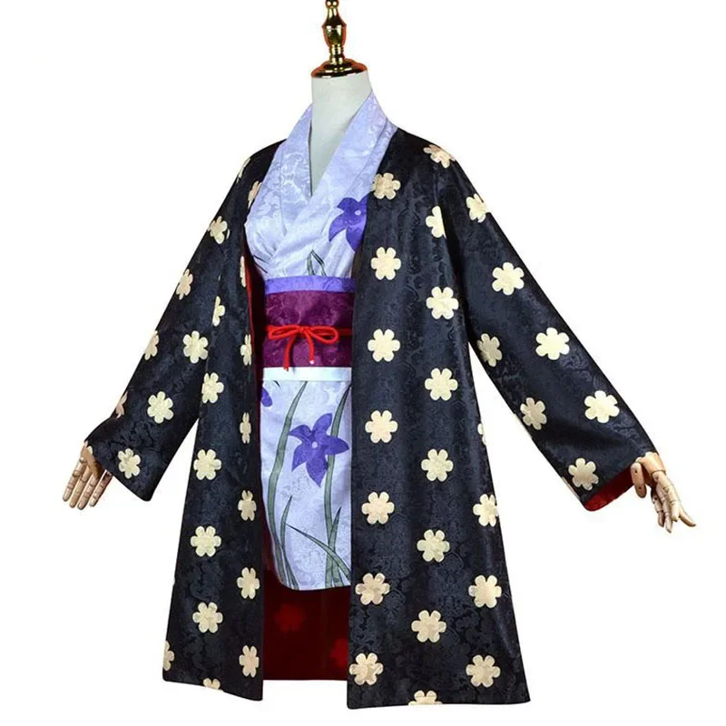 6 pz Set Nico Robin Costume Cosplay figura Miss Allsunday donne Anime Kimono abiti Halloween natale carnevale vestito un pezzo