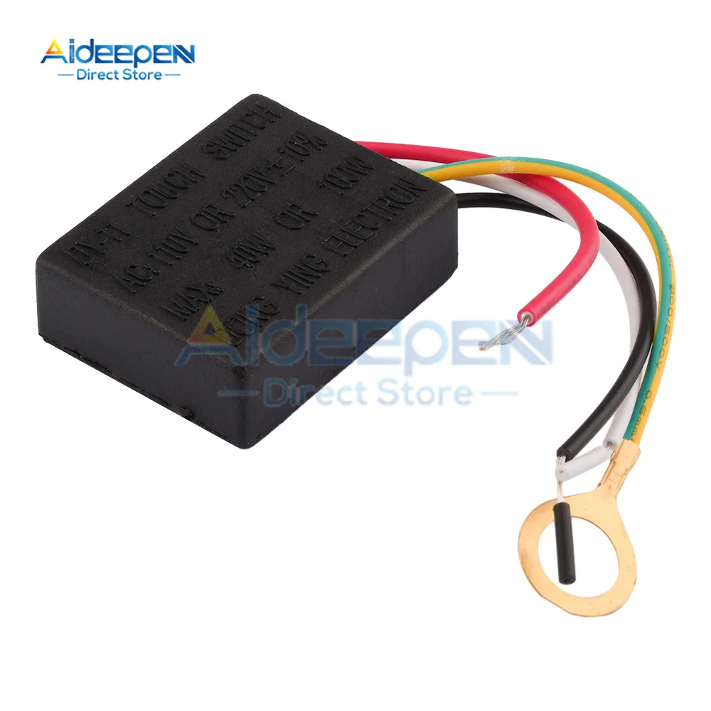 220V-240V 1/4 Way Touch Sensor Switch Module Touch Light Lamp Dimmer Switch Control Sensor Touch Sensing Automatic Switch Module