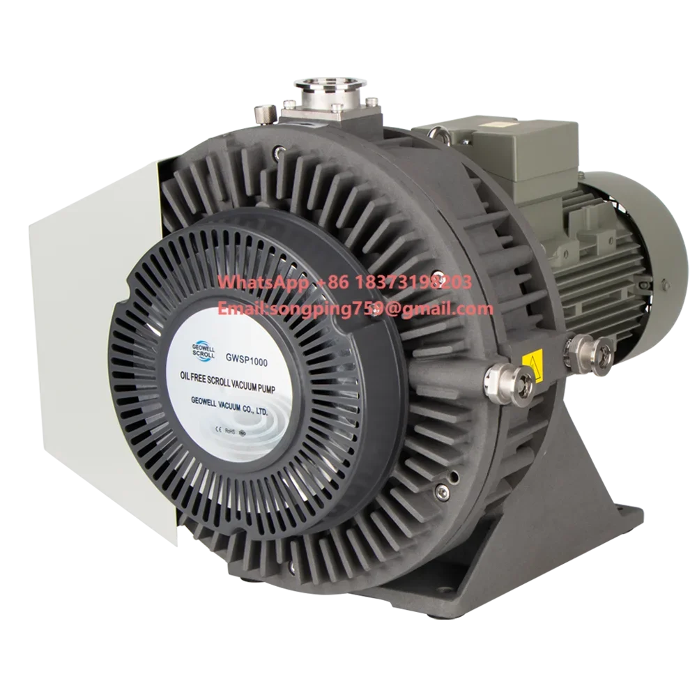 GEOWELL GWSP1000 63dB(A) 1.5kw 200-460v Low Noise Oil-free Scroll Vacuum Pump