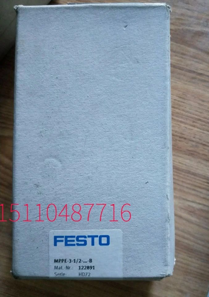 Festo FESTO Proportional Valve Body Accessories MPPE-3-1/2-- B 122891 Spot Goods