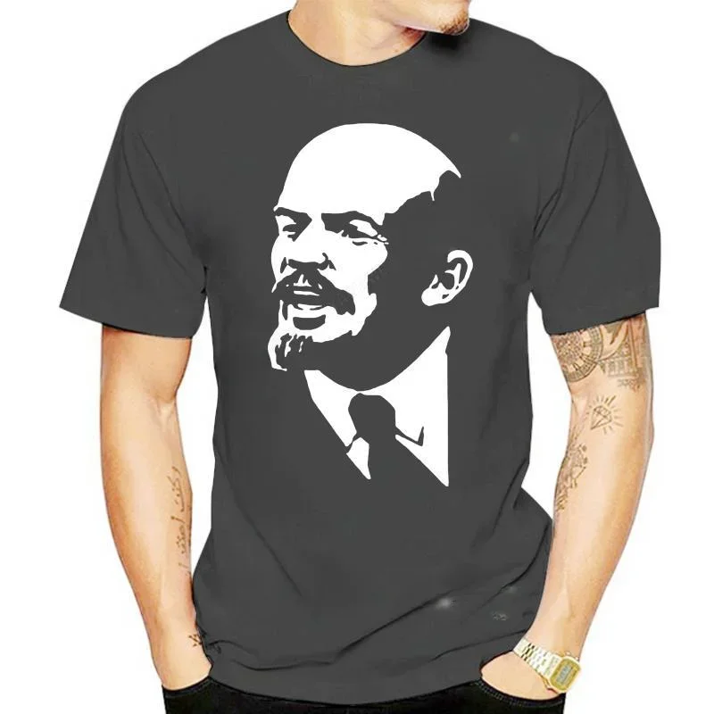 heavyweight Humor brand tee-shirt LENIN grayyyy4198P SOVIETICO UNION URSS COMUNISMO t-shirt tutte le taglie NUOVO MAN T-SHIRTS