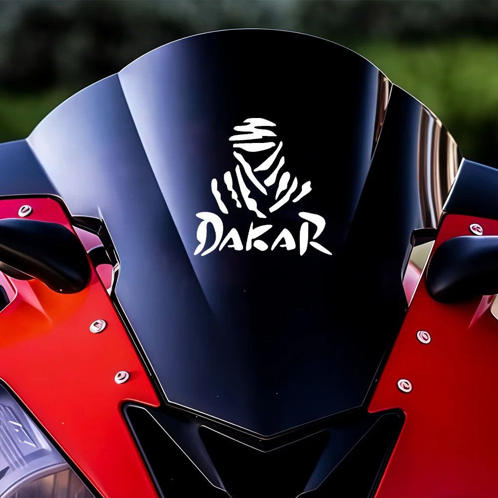 Pegatinas para Motocicleta Dakar, Estilo Racing, Impermeables, Calcomanías Decorativas de Vinilo para Cascos de Motocicleta, Maletas Traseras, Cubiertas Delanteras