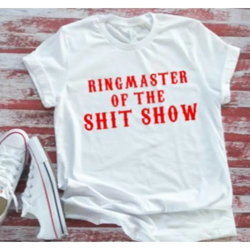 

Белая футболка Ringmaster Of The Sh Show