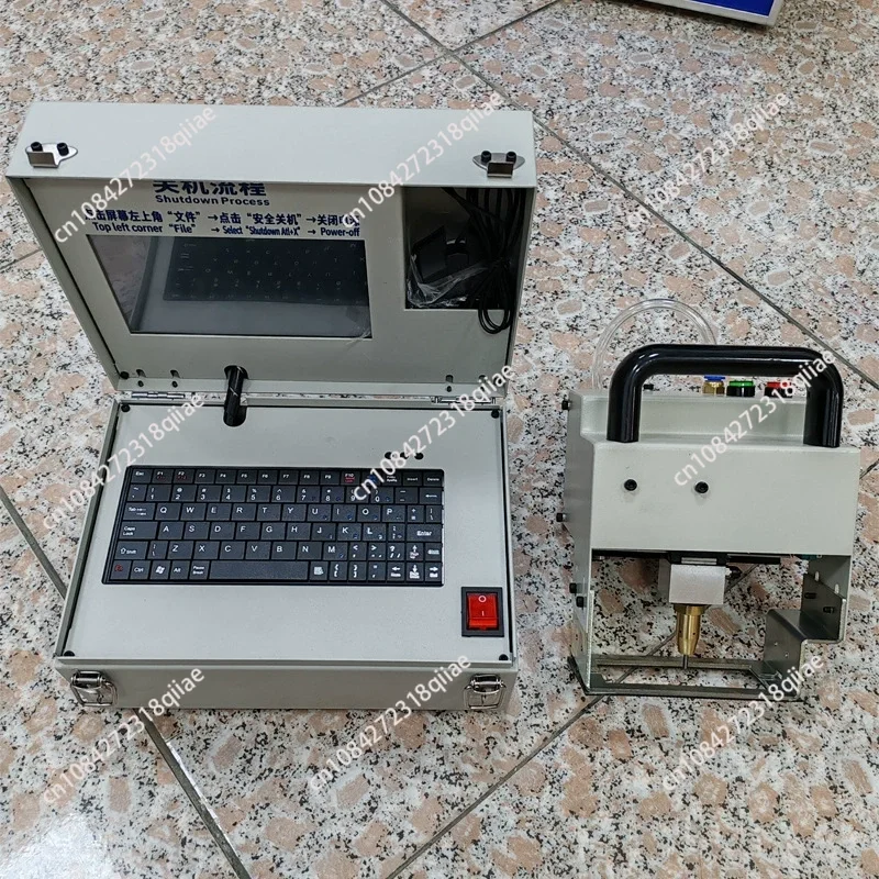 Portable Electric Marking Machine, Coding Machine, Steel Plate Engraving Machine, Mold Flange Steel Stamp Printer 30×80mm