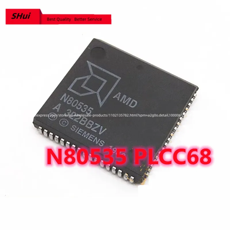 1PCS SAB80535-N N80535 PLCC68 Newly imported microcontroller chip integrated block