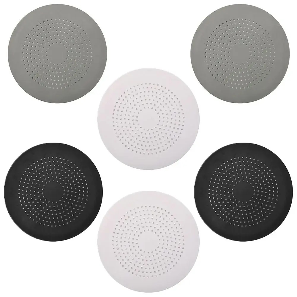 Easy To Use TPR Kitchen Strainers Square Roundness Bathtub Drain Strainers Durable Bottom Sucker Floor Drain Filter Home