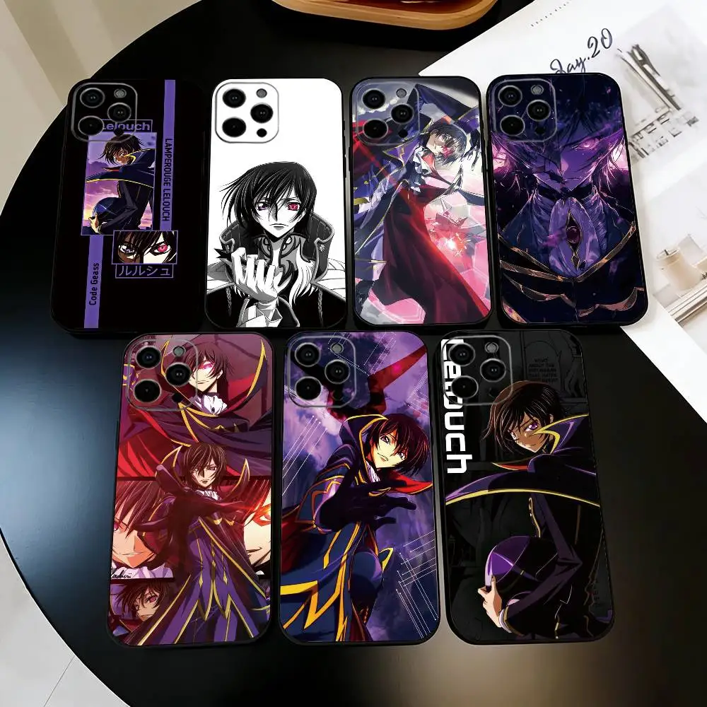 Anime CODE GEASS Lelouch Rebellion Phone Case Silicone Soft For IPhone 17 16 15 14 13 12 11 X XR Plus Pro Max Plus
