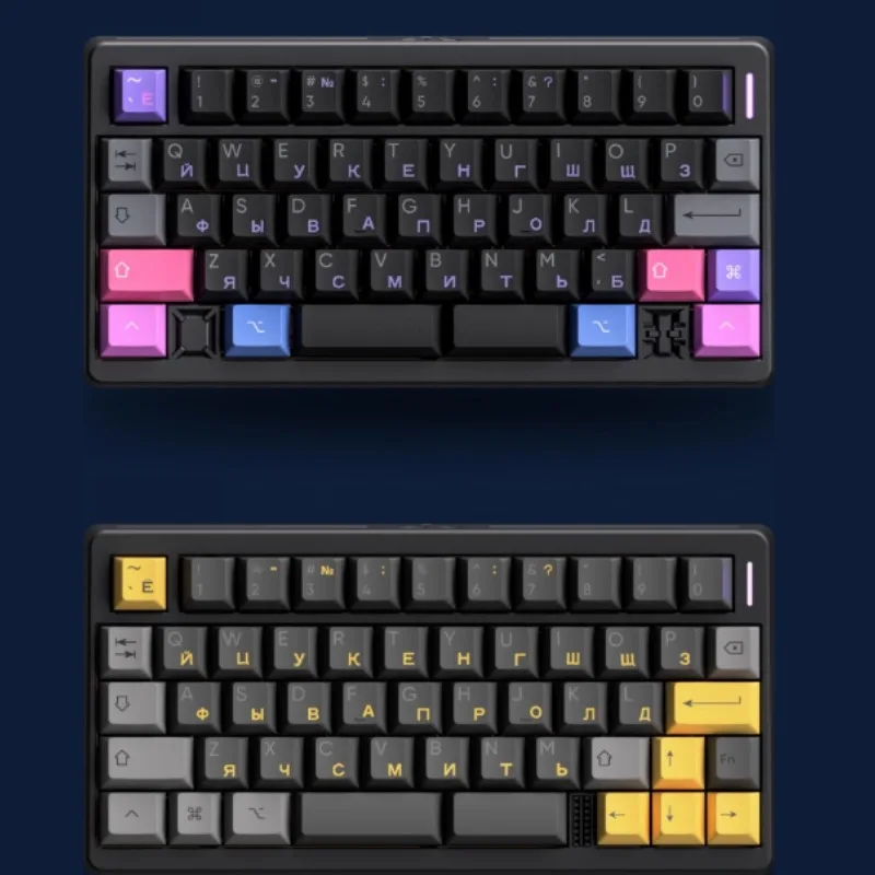 Raven50 V2 Keyboard Kit Wireless Tri-mode Hot Swap Class HHKB with Two Knobs Customized Gaming Mechanical Keyboards Kit VIAL