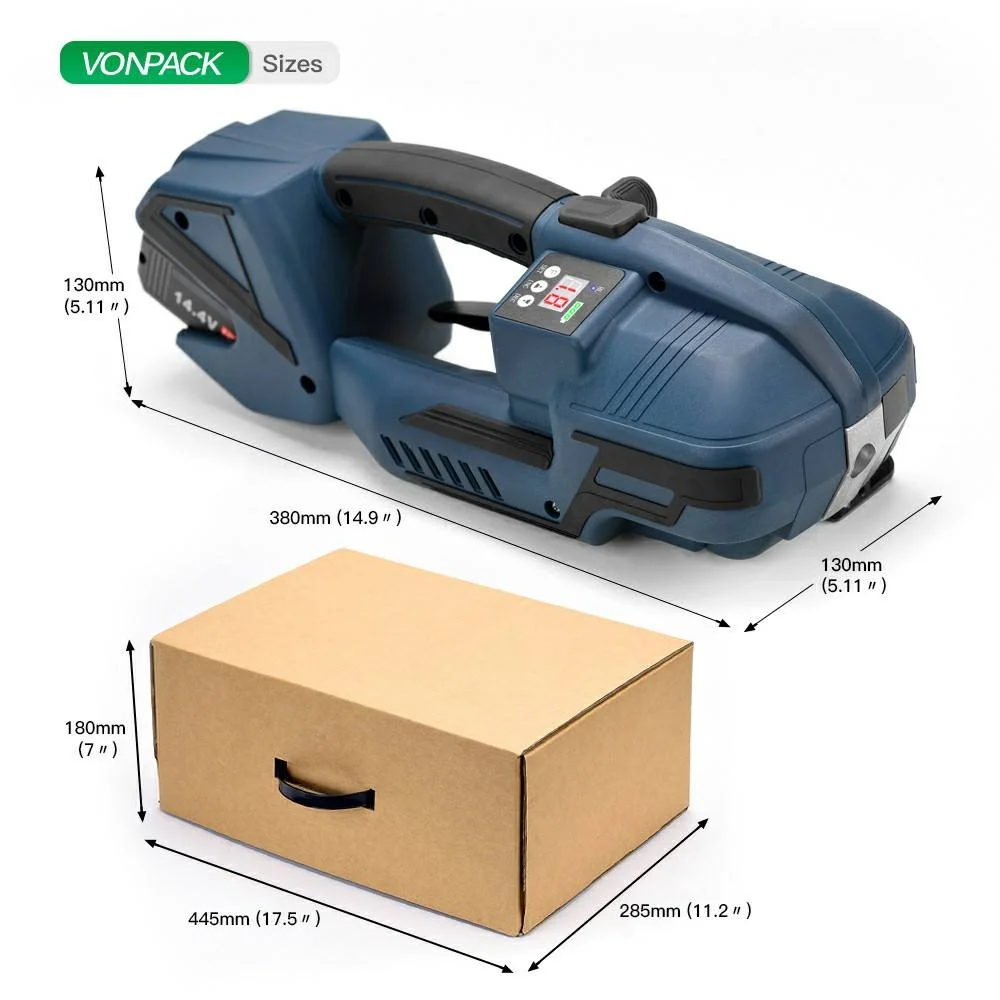 VONPACK V2 كرتون البليت أدوات الربط الكهربائية ملزمة بطارية ليثيوم قابلة للشحن بالطاقة آلة أوتوماتيكية الموتر