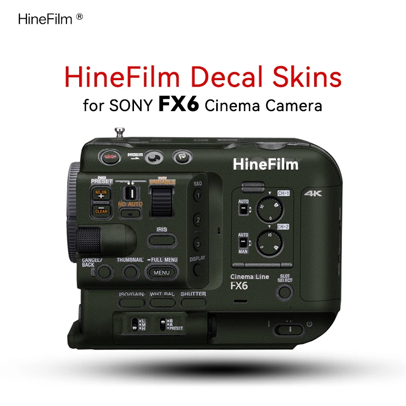 

Customized Skin for Sony FX6 Camera Sticker For Sony ILME-FX6 Camera Decal Skin FX 6 Anti-scratch Wrap Cover Skin