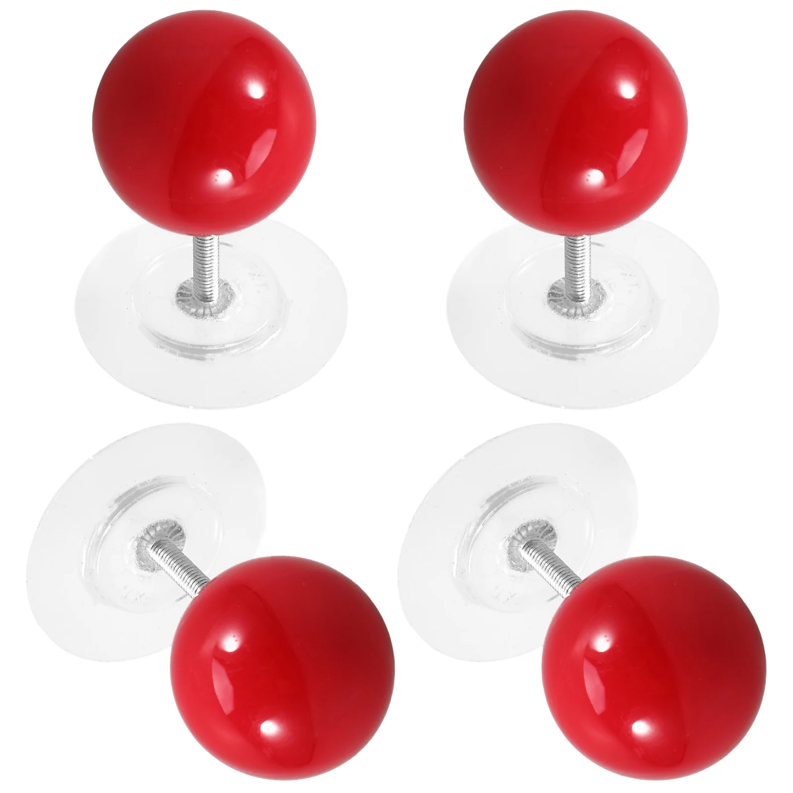 

4 Pcs Red Large Adhesive Switch Handle Rocker Arm Modification Home Lighting Control Portable PP Iron Material
