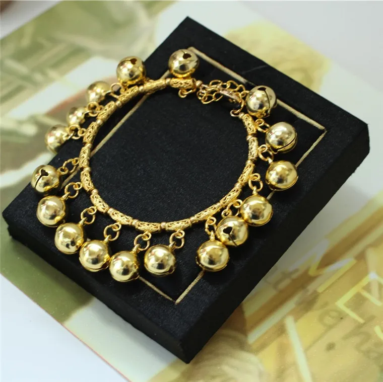 

Танцевальное представление, золотой браслет-колокольчик, женский модный очаровательный подарок для вечеринки, ювелирные аксессуары