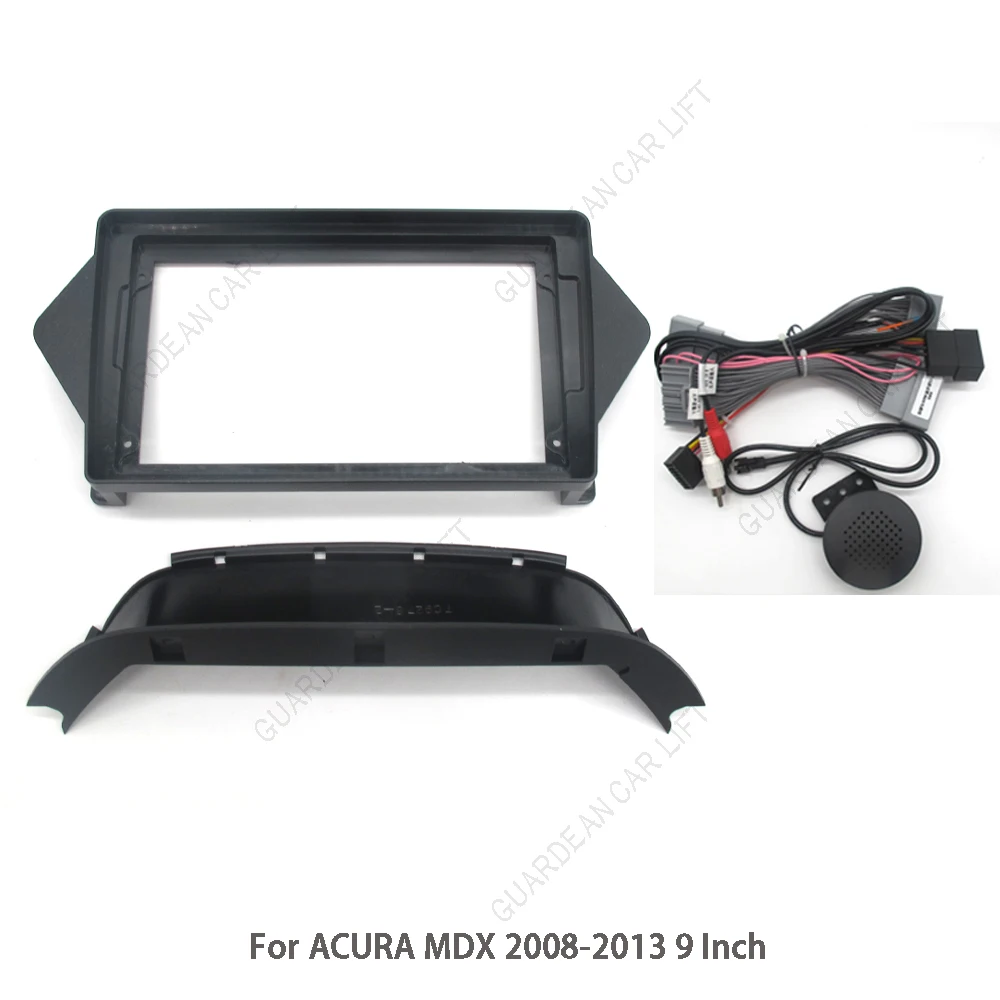 

9 Inch Android Car Radio Fascias For 2008-2013 ACURA MDX Stereo Player 2DIN Head Unit Dash Frame Panel Installation Trim