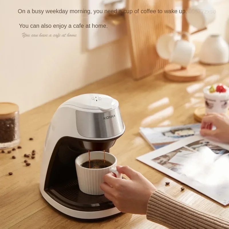 Xiaomi Konka Coffee Machine Small Fully Automatic Multifunction Portable Mini 300ML American Drip Type Household Coffee Machine