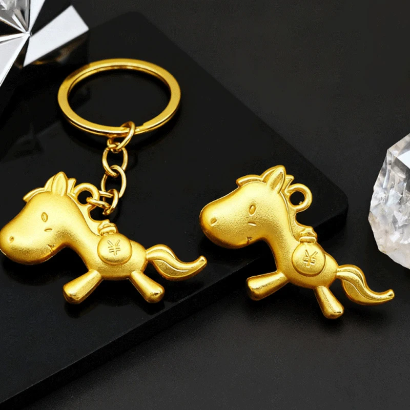 Ретро-брелок-с-лошадью-подвеска-на-удачу-пони-для-женщин-и-мужчин-модные-ювелирные-изделия-с-животными-сумка-аксессуары-изысканный-новогодний-подарок