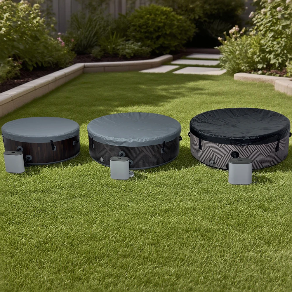 STLF عالية الجودة المحمولة سبا 6 شخص سبا حمام سباحة التدفئة الأسرة الربيع الساخن نفخ حوض استحمام ساخن بركة مع سبا بولي كلوريد الفينيل حصيرة #1