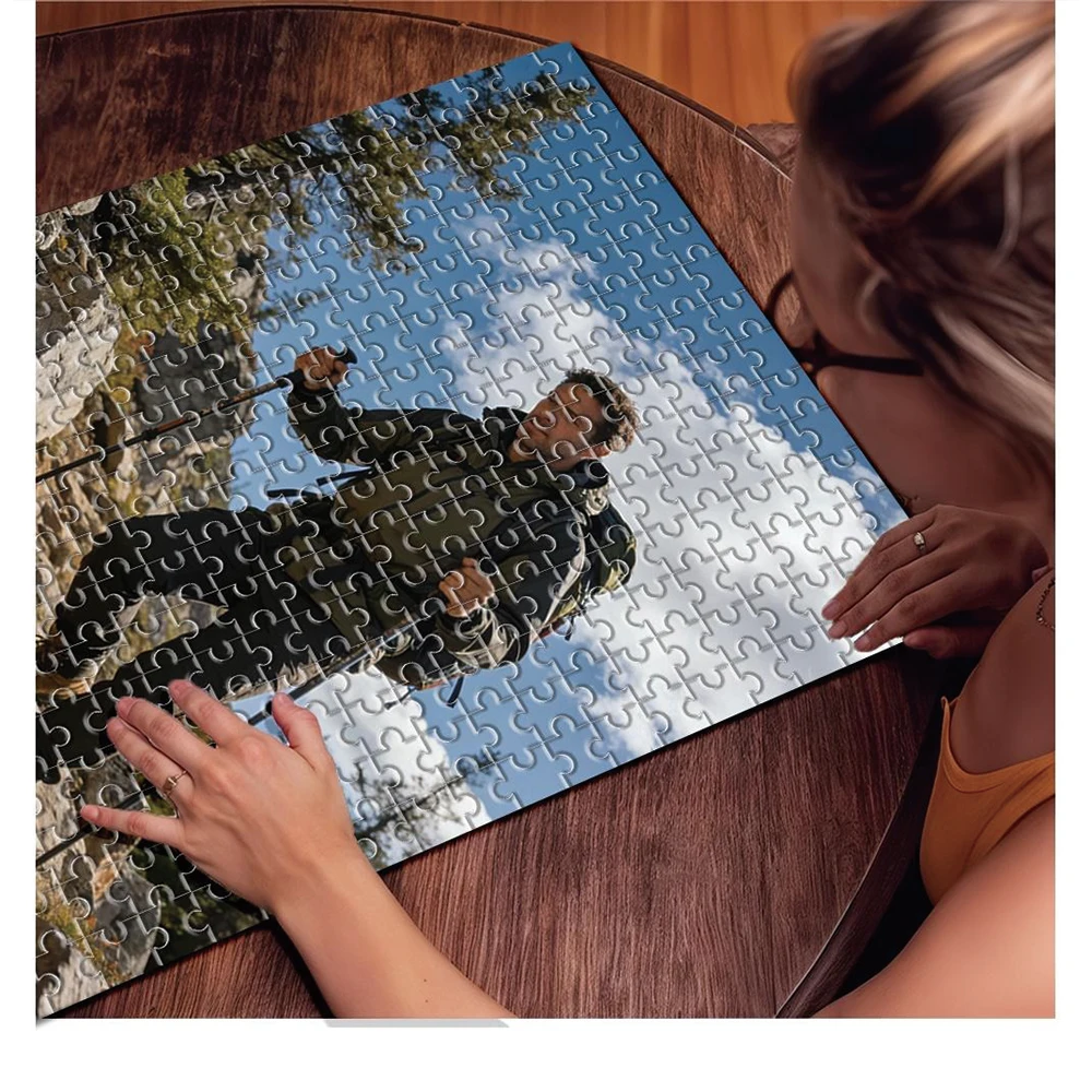 35/300/500/1088pcs Personalized Custom Photo Puzzle Tourist Photos Friends A Memorable Keepsake Or A Special Celebration