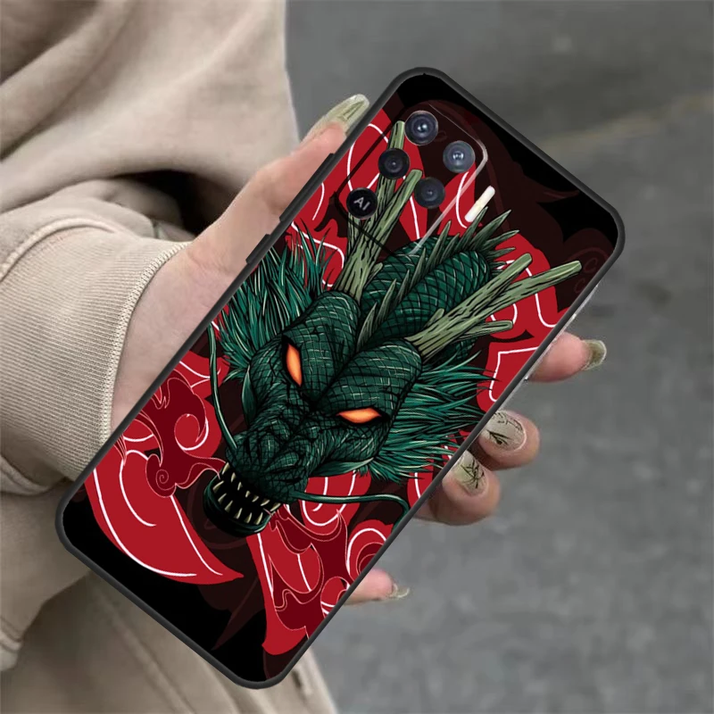 Shenron Dragon For OPPO A98 A78 A58 A79 A15 A17 A77 A16 A76 A96 A52 A72 A5 A9 A94 A74 A57S A53S A54S Case