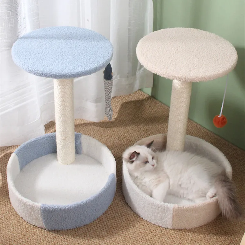 Cat Scratcher Cats Climbing Frame Nest Cat Tree Tower Condo Pet Furniture Scratching Post for Pet Cardboard Cats Scratcher House