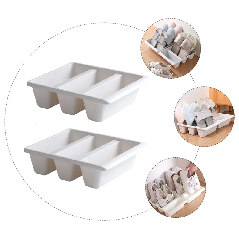 

G6-3 шт. лоток для хранения обуви, полки для хранения, пластиковая полка для хранения обуви, пластиковый органайзер, коробка для хранения обуви, бытовая полка для входа