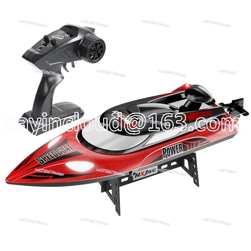 Hongxunjie Hj810b Remote-Control Ship 35km/H with Light 250 M Distance Upgrade Lithium Battery High-Speed Speedboat