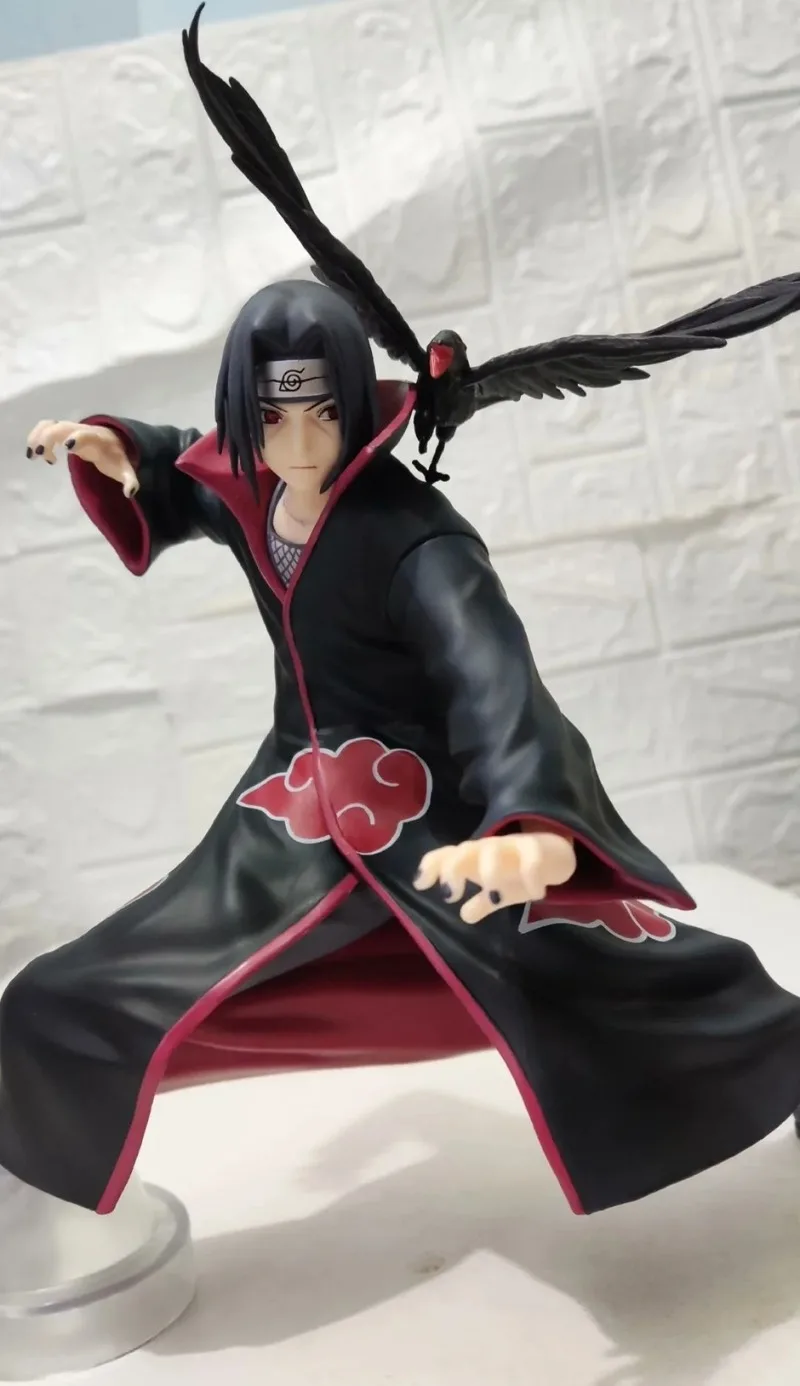 NEW Bandai Shfiguarts Naruto Uchiha Itachi Naruto Anime Figure Pvc Gk Action Statue Model Doll Ornament Collection gifts