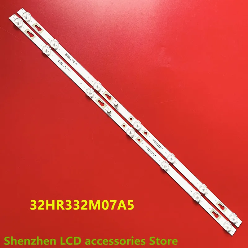 New  LED backlight strip  for 32D1200LG 7X2 Light bar 32HR332M07A5 V14C-LB320T-HRAC  56.5CM  3V 7LED 100%NEW 