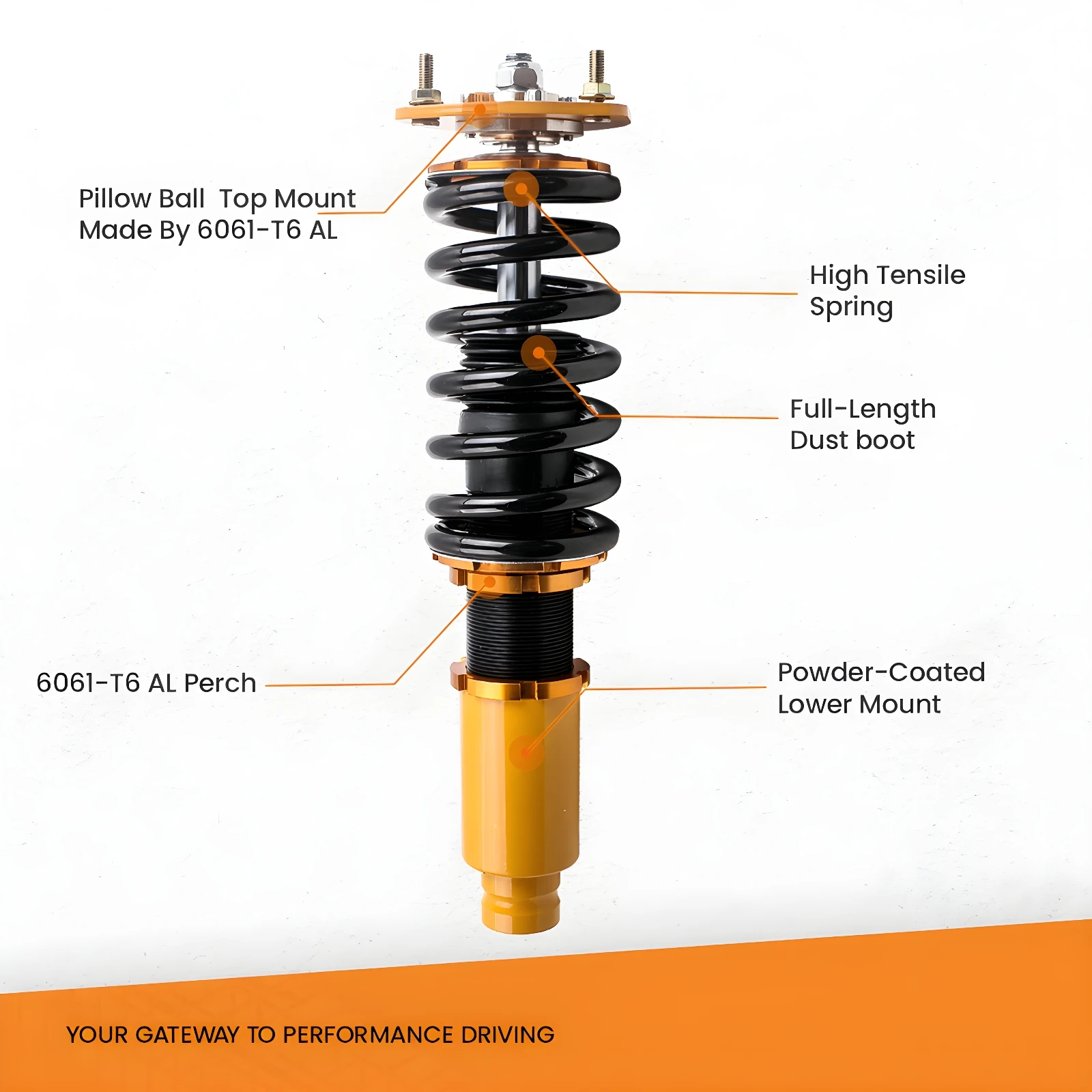 

Maxpeedingrods Coilovers Lowering Kit For Mazda Mazda6 / Mazdaspeed6 2003-2006