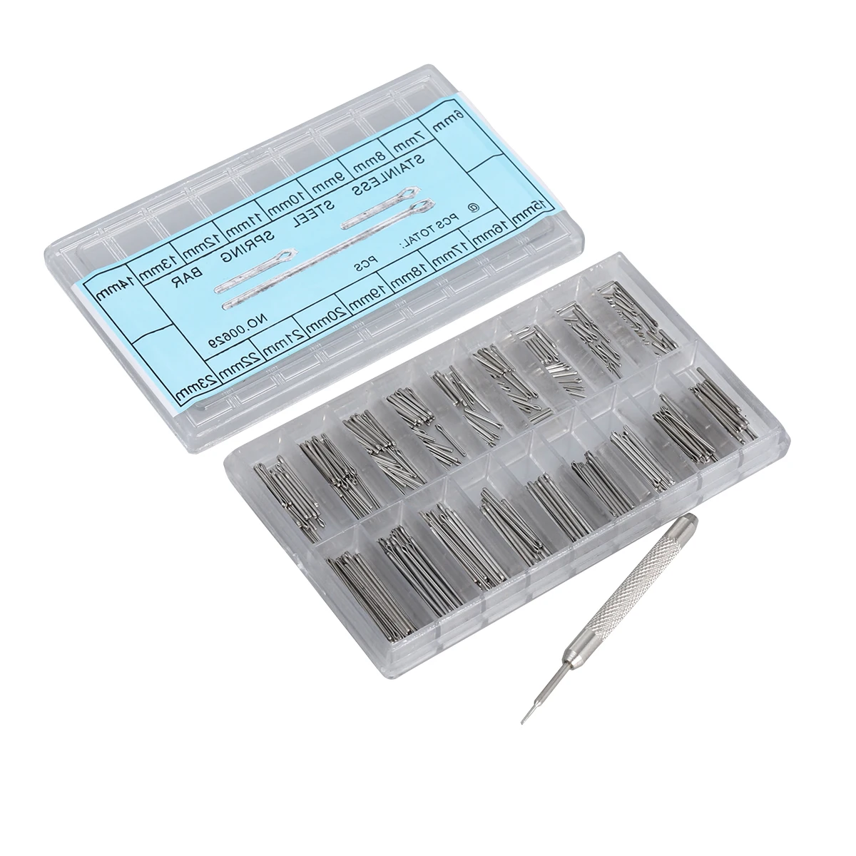 

6-23Mm Band Spring Bars Watch Band Connecting Stainless Steel Repair Tool Set For Link Pin Connecting Pin Pusher