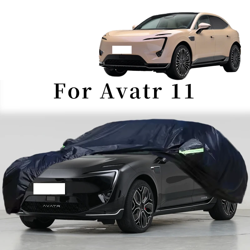 

Полный чехол для автомобиля Avatr 11: защита от солнца, УФ-излучения, пыли, дождя, снега, града. Черный автомобильный чехол-тент. Аксессуары для авто.