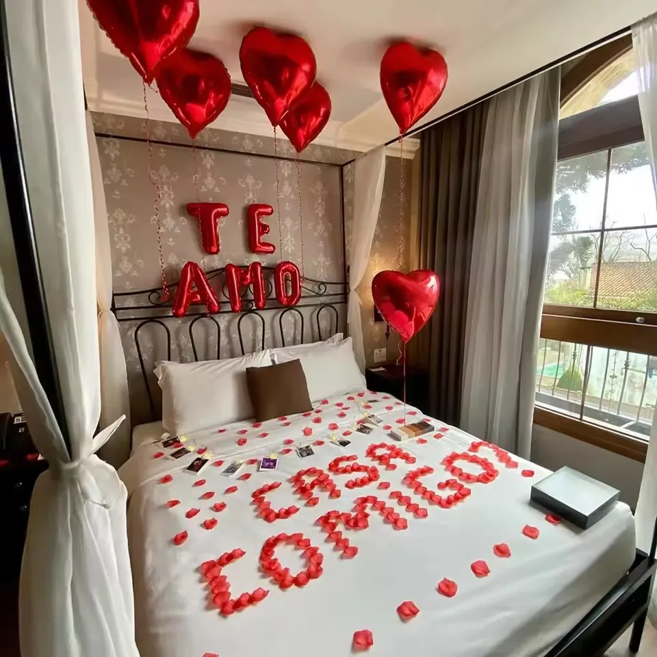 Spanish I Love You Te Amo Banner Balloon Valentine's Day Wedding Anniversary Birthday Father's Day Decoration Decoration Balloon - Image 3