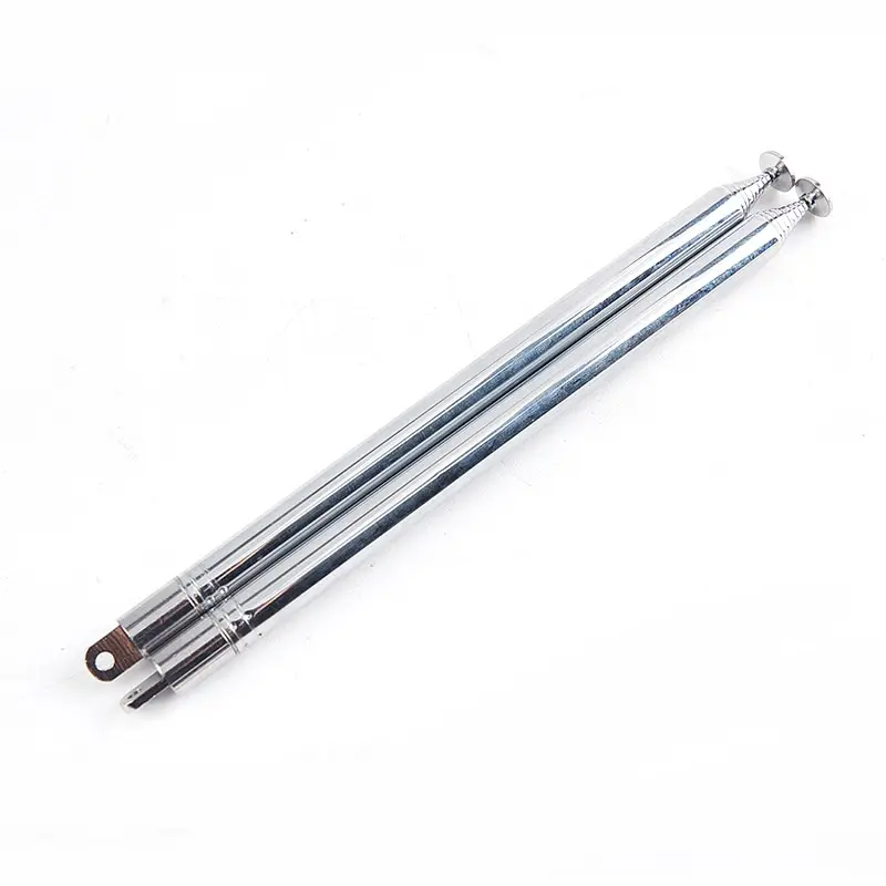 120cm 10Section Stainless Steel Telescopic Rod Antenna Stretchable FM AM Radio Super Signal Stainless Steel