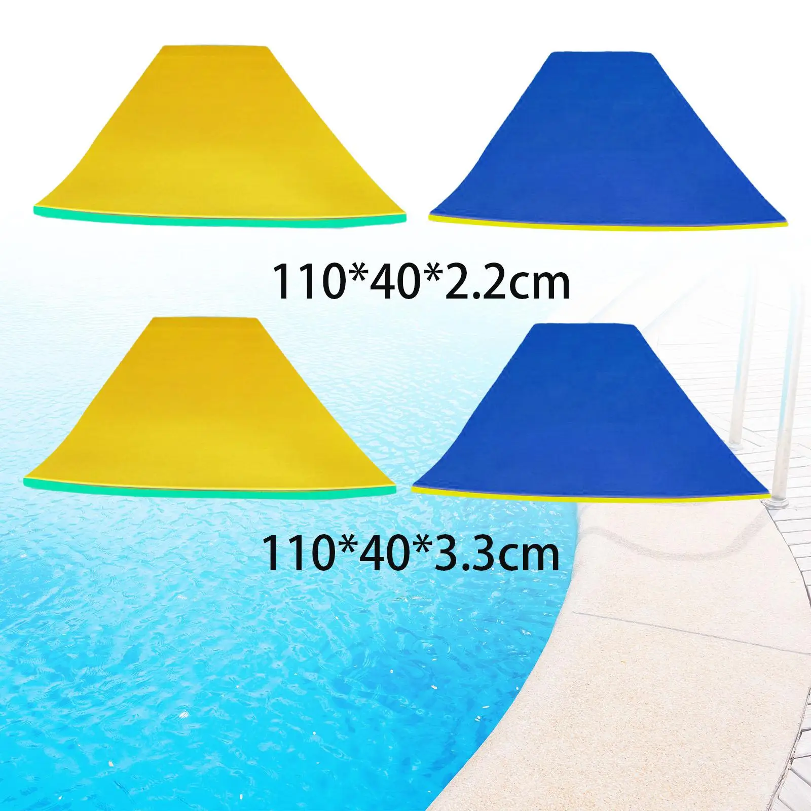 Water Float Mat Water Blanket Water Recreation Play Pool Floating Raft Floating Pad for River Outdoor Summer Party Swimming Pool