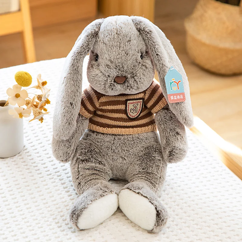 Zu-エミュレーションうさぎかわいいウサギのぬいぐるみ、ニット