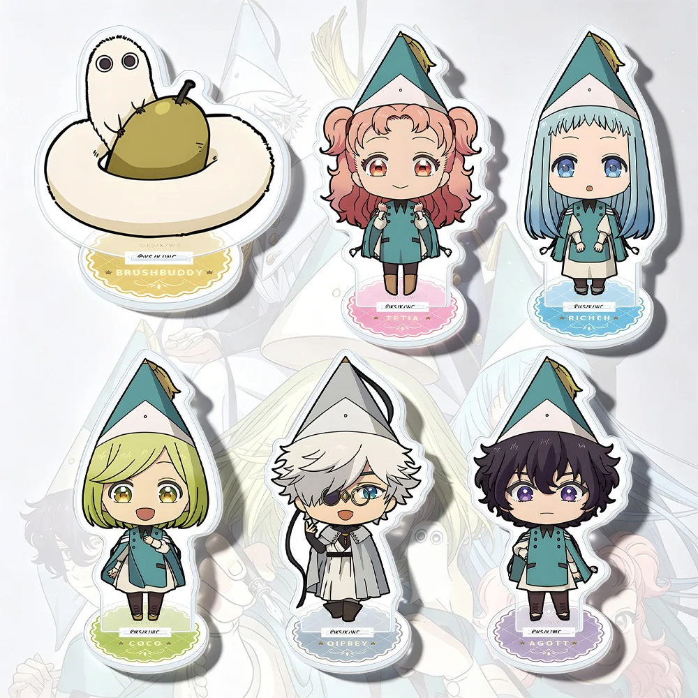 Акриловая фигурка Witch Hat Atelier на подставке: Коко, Цифрей, Аготт, Тетия, Ричх, Брашбади, Q-версия, HD-фигурка, акриловый брелок