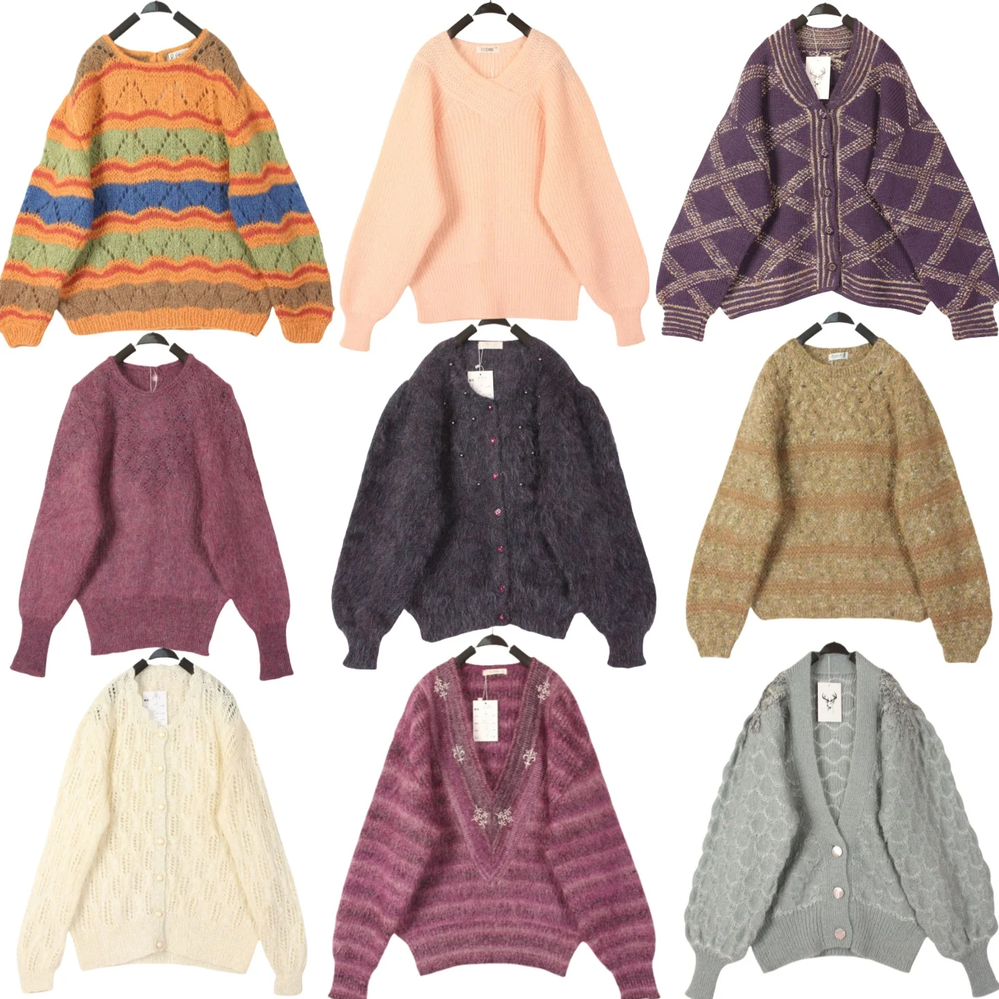 

Vintage Retro Vintage Knitted Sweater Women's 3D Sea Wool Sweater Loose Fit Commute Sle Autumn Winter Warmth