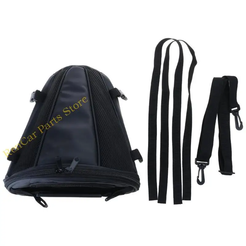 

F19A Waterproof Motorcycle Pack Tail Bag for Helmets Gear with Spacious Compartments