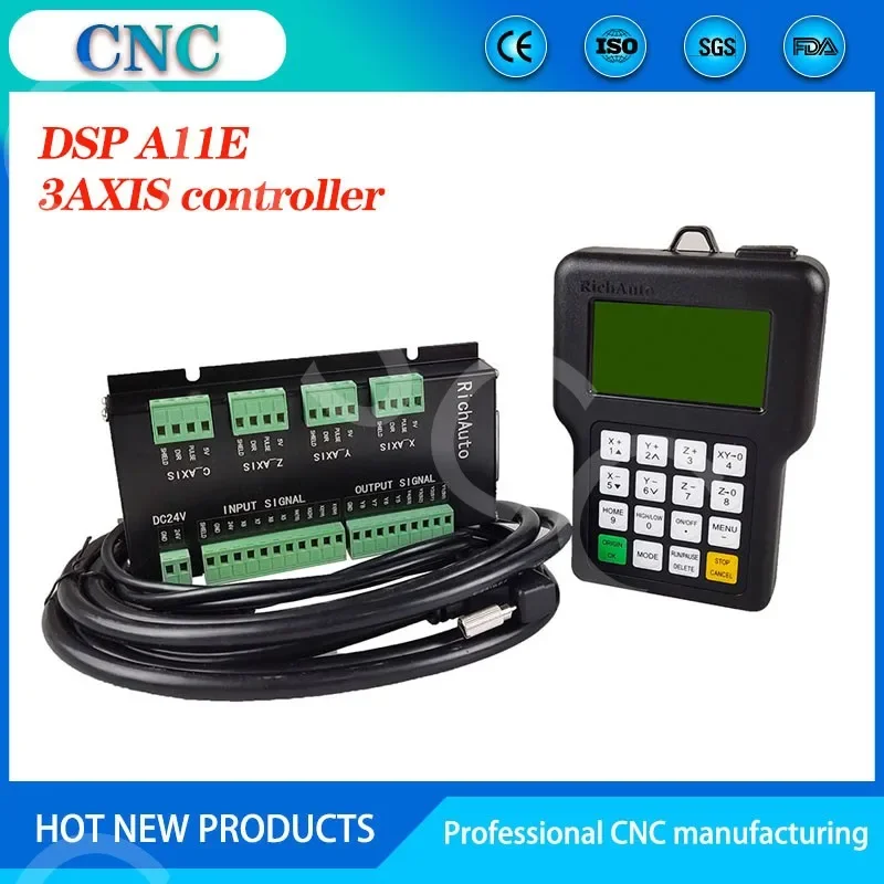 DSP A11E Controller 3-Axis CNC Handheld Motion System Original Authentic Stimulus Tianhong With 3M Signal Line