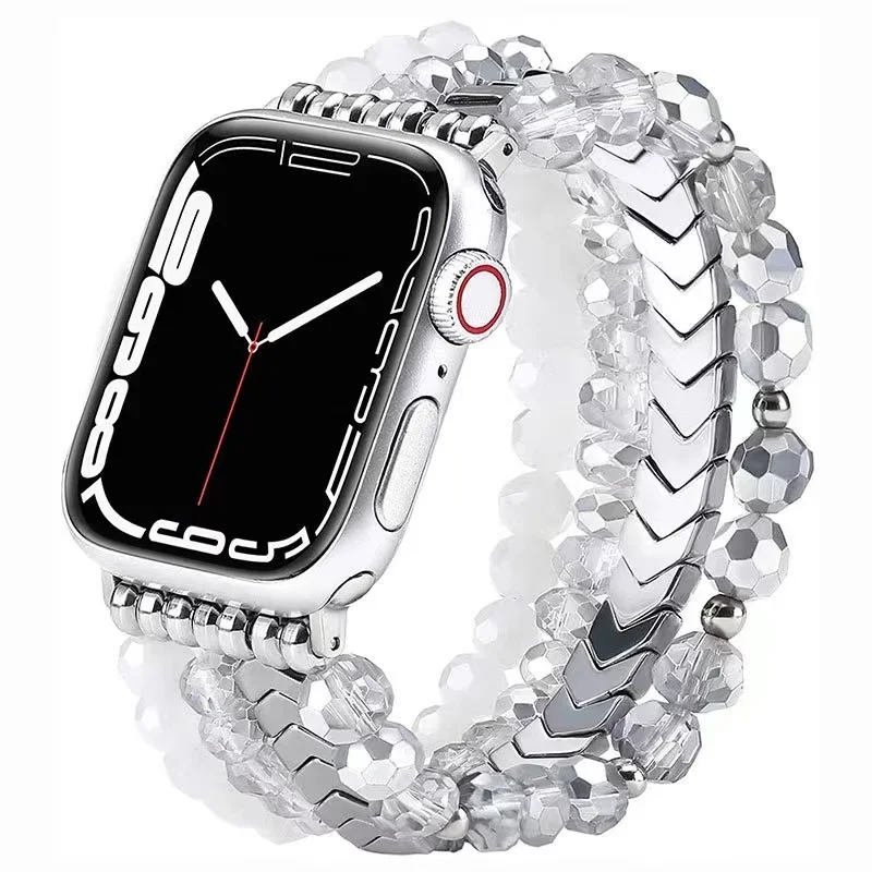 Jewelry+Alloy Metal Strap For Apple Watch Band 49mm 45mm 44mm 41mm 42mm 46mm Women Bracelet Wristband iWatch 10 9 8 7 6 5 4 Belt