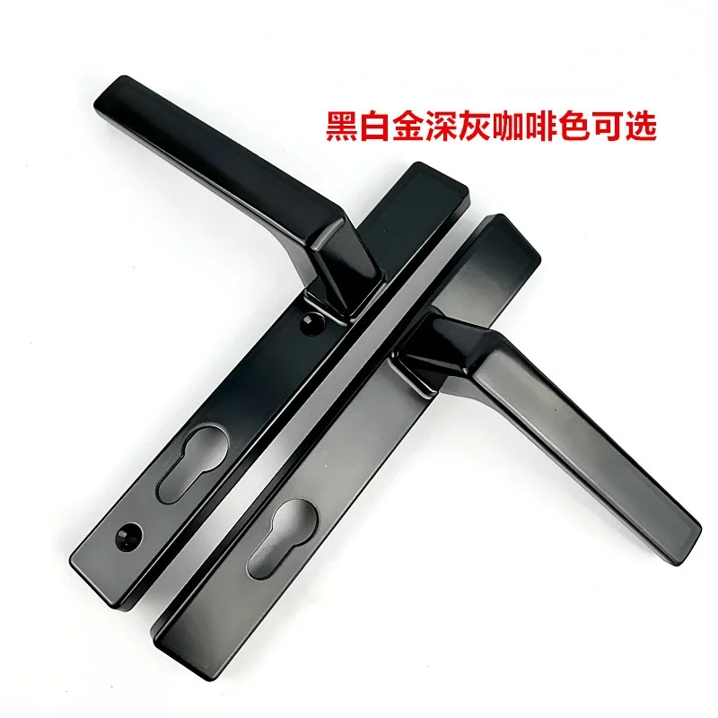 Door lock handle Broken bridge Aluminum  window handle 85 * 106  Plastic steel Hardware