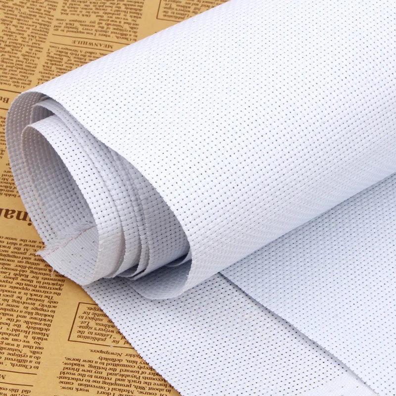 20x20 30x30 30x45 50x50 Cloth 11ct 14ct Cross Stitch Fabric Canvas Small Grid White DIY Handcraft Supplies Stitching Embroidery