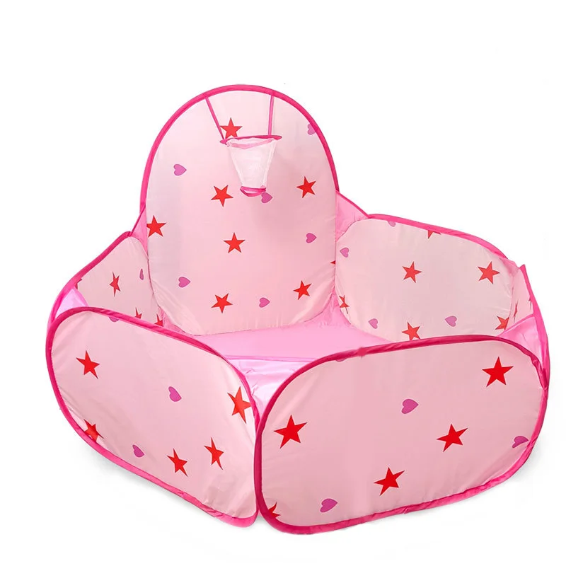 لعبة خيمة الكرتون لعب لعبة البيت الكرة بركة الحفر مع سلة الرياضة المحمولة طوي في الهواء الطلق ألعاب تعليمية للأطفال الأطفال #1