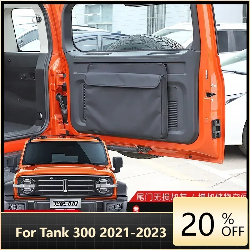 

New Model For WEY GWM Tank 300 Oxford Cloth Tailgate Storage Bag Interior Accessories 2021 2022 2023