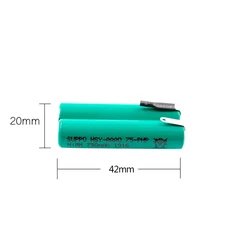 Batterie pour rasoir électrique Philip, pour modèles HC3410, HC3426, HC5446, HC5447, HC5450, BT9, QC5130, 2.4V, 750mAh, AAA 2S NIlaissée