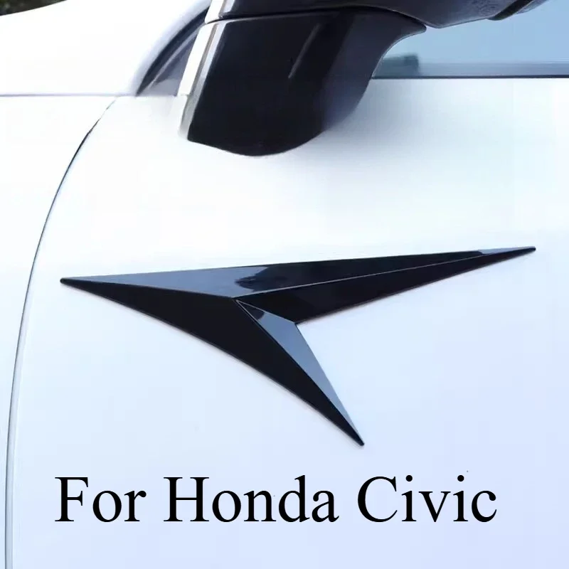 For Honda Civic Car Body Door False Trend Modified Flap Flank General Modified Flap Body Decoration Sticker Accessories view 4