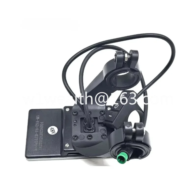 US Version 50KM/H LCD Display for V8 20 Inch 500w Ebike Waterproof Connection Plug Screen With USB Electric Bike