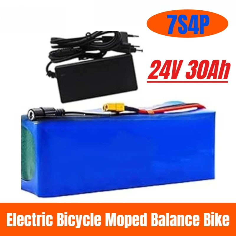 

7S4P 18650 Lithium-ion Battery Pack 24V 30Ah Electric Bicycle Moped Balance Bike