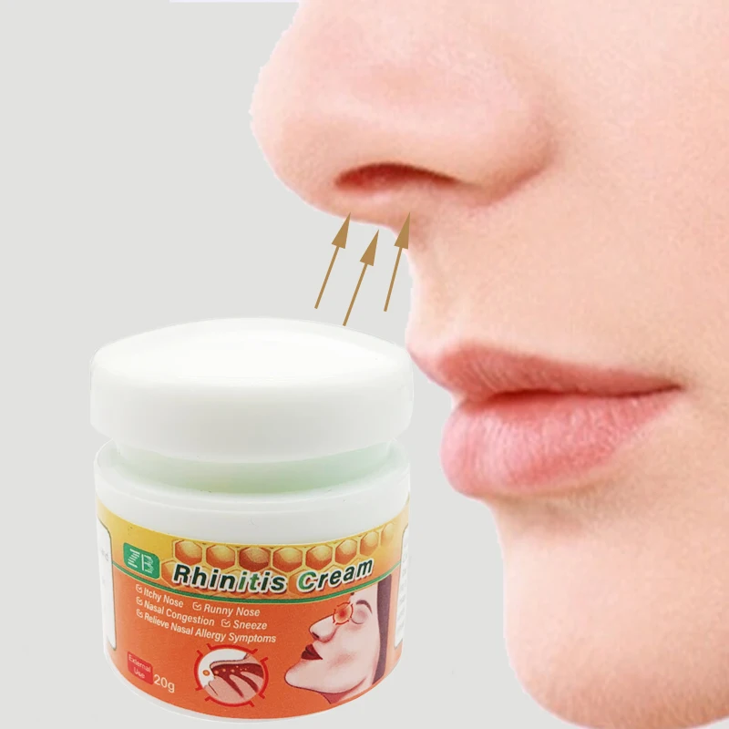 Natural Ingredients Nose Ointment Is An Effective To Relieve Headaches Rhinitis And Sinusitis Nose Cream For Health Care