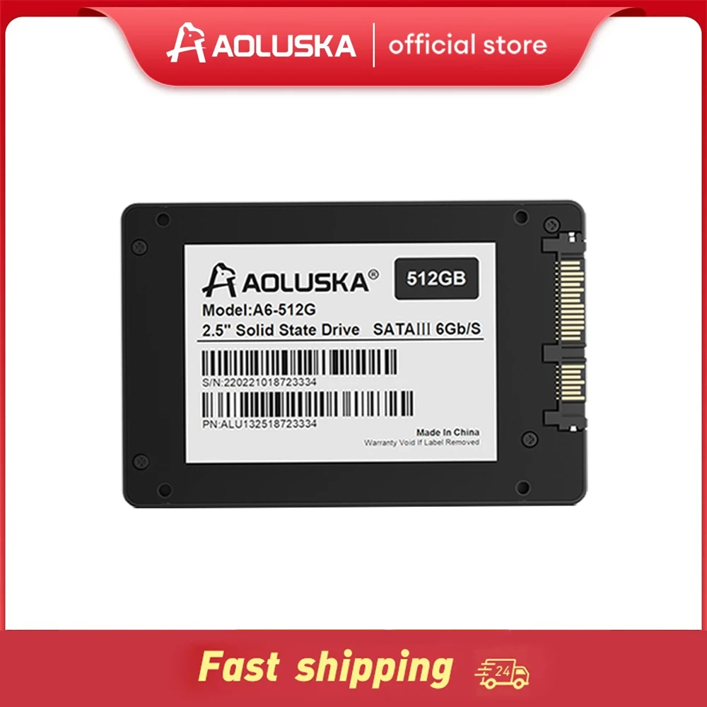 

AOLUSKA SSD 1TB 2.5 SATA 3 512GB Pro 2TB 256GB Solid State Drive 480GB 500GB PC Laptop Desktop Hard Disk Disco 128GB 240GB 120GB