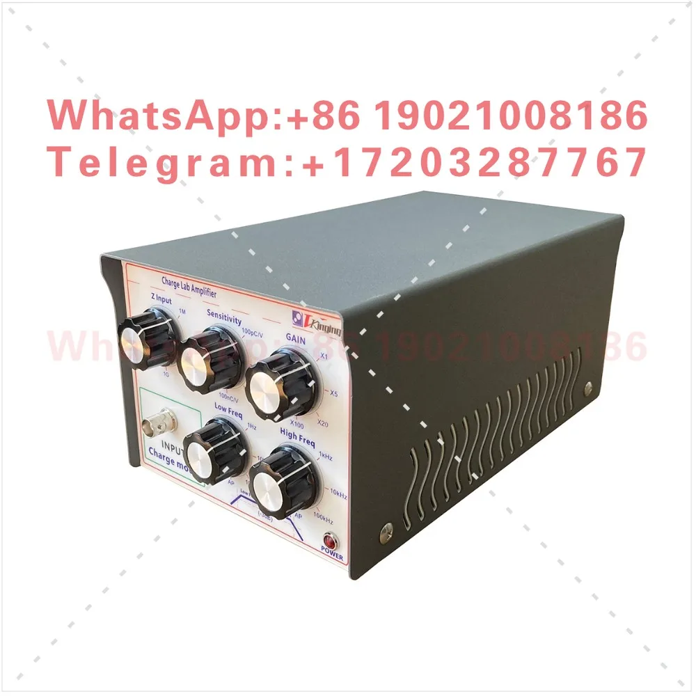 Benchtop Charge Amplifier Laboratory Gear Adjustable Filter Accelerometer Charge Measurement